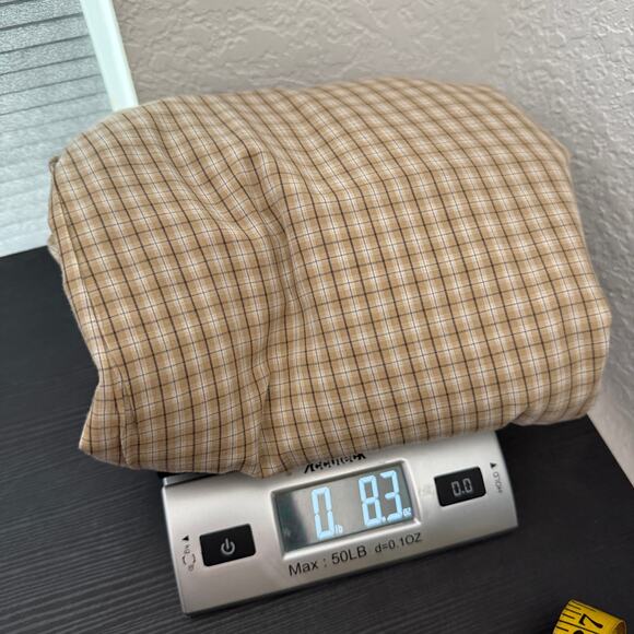 Arrow Beige Plaid Button Front Collared Classic Fit Shirt Men's Size 2X - Picture 9 of 9